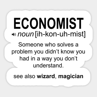 Economist Definition Sticker